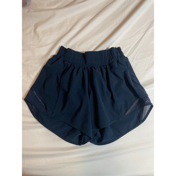 lululemon athletica Pants - Lululemon Hotty Hot II Short Women 0 Tall 4" Pull On Gym Yoga Athleisure Lined